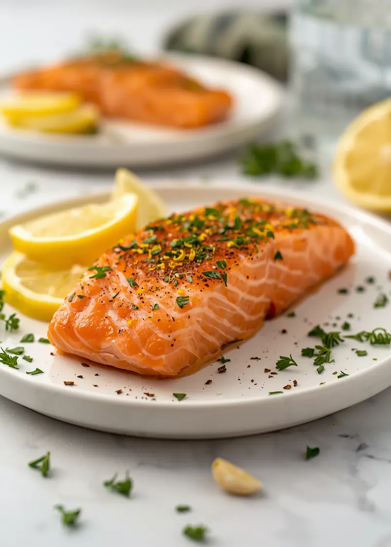 air fryer salmon recipe easy ready to serve