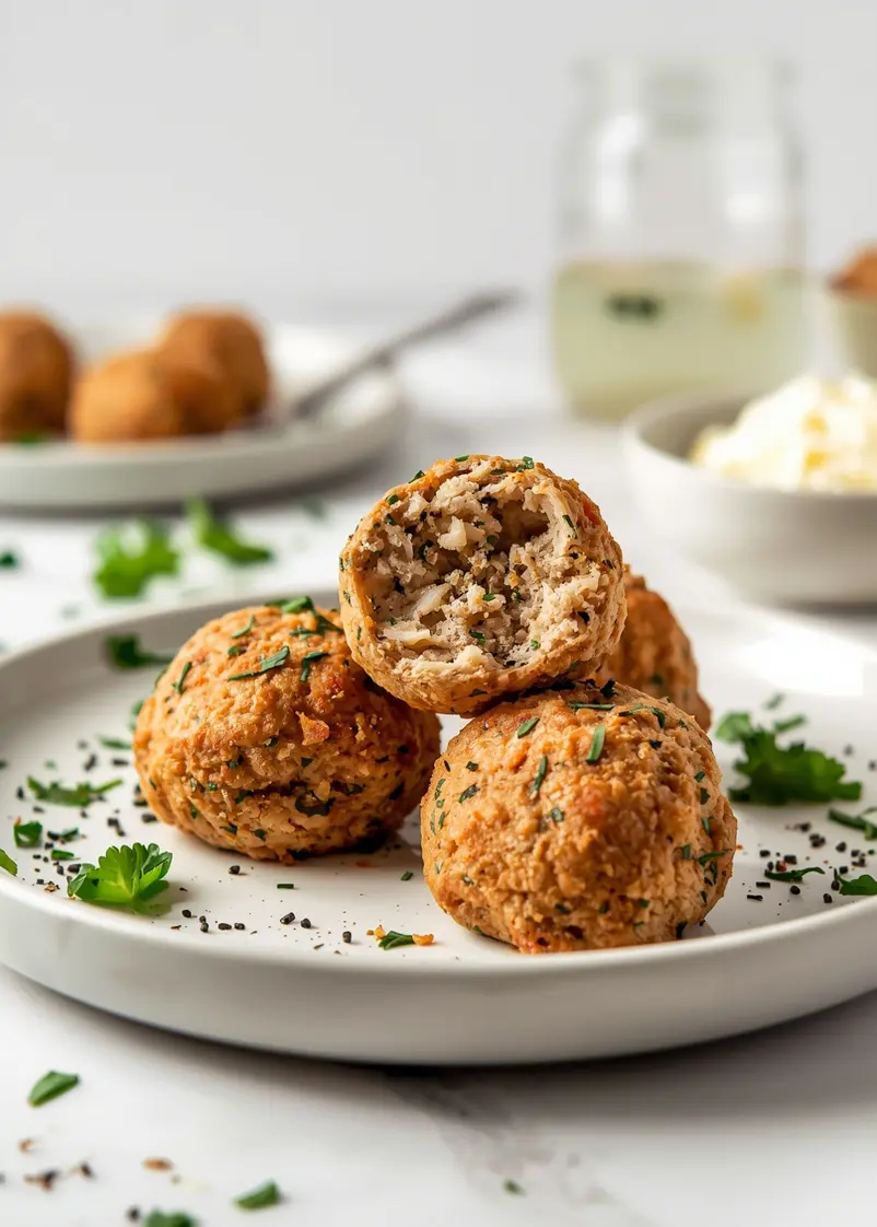 air fryer turkey meatballs recipe ready to serve
