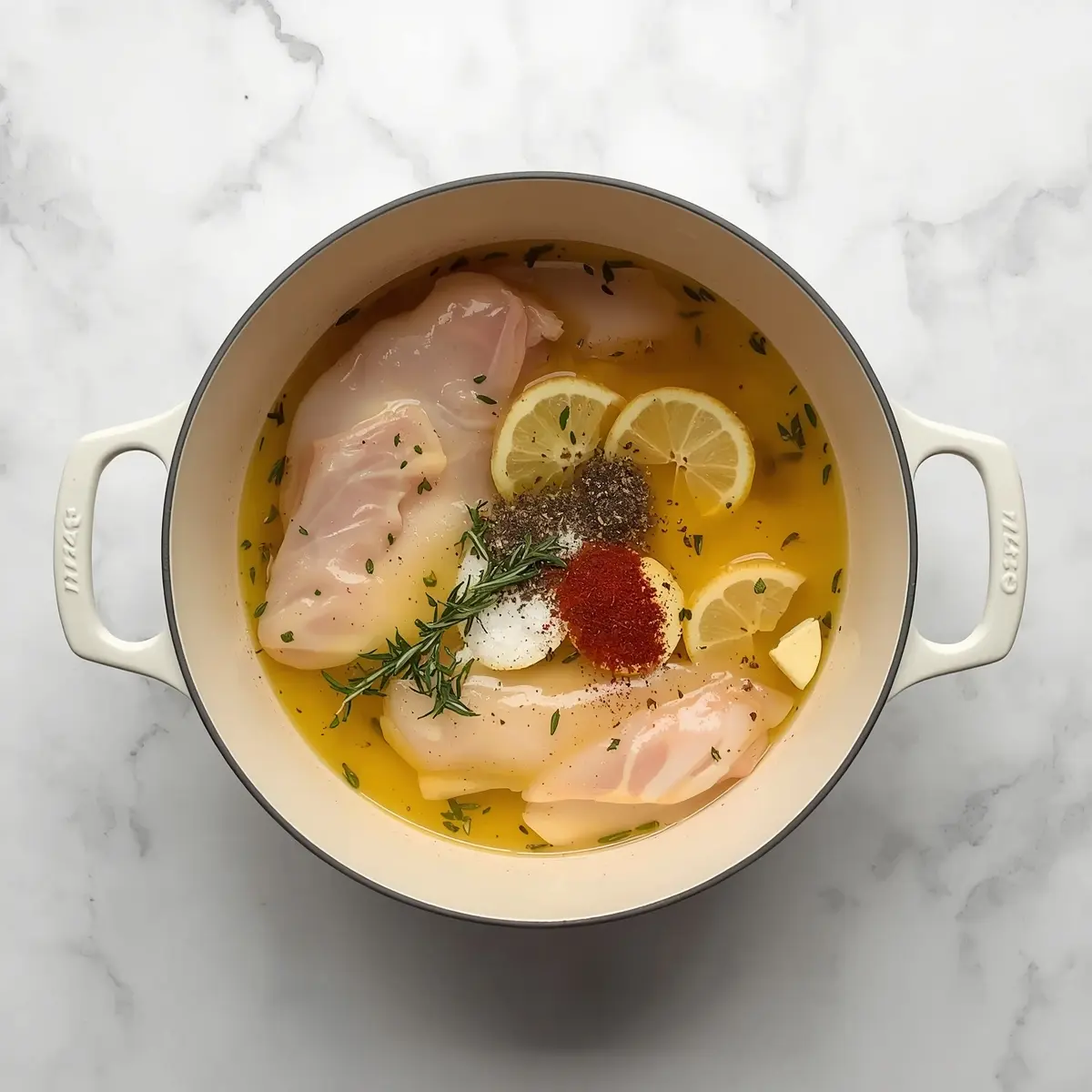 Cooking instructions for baked lemon herb chicken recipe