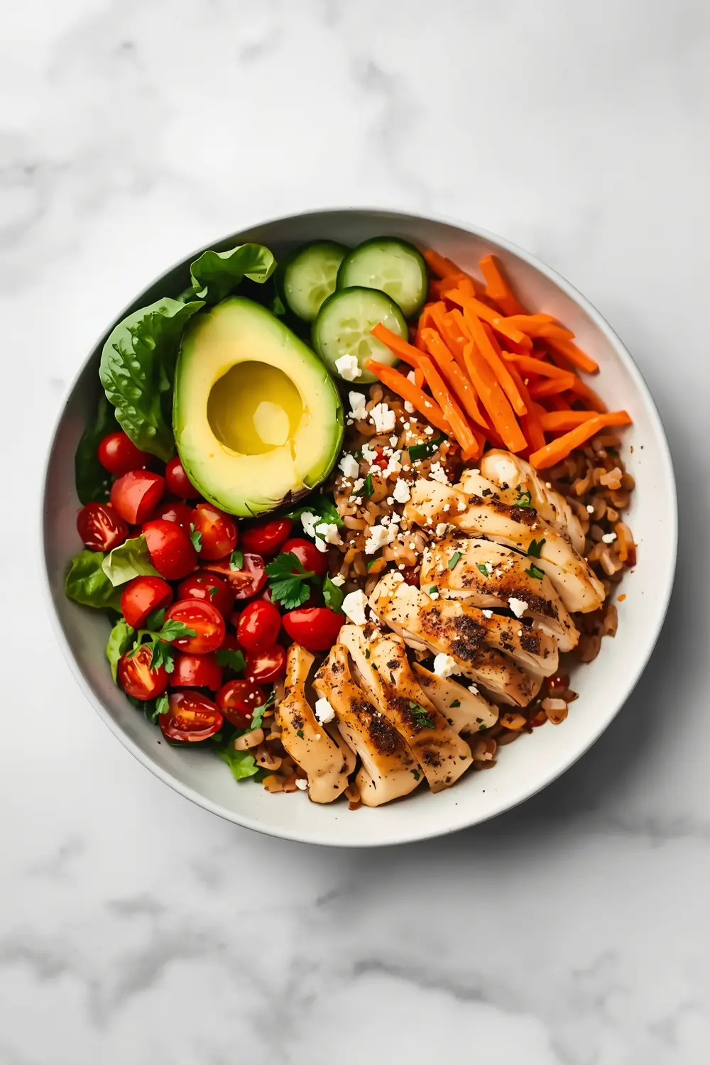 chicken avocado bowl recipe easy