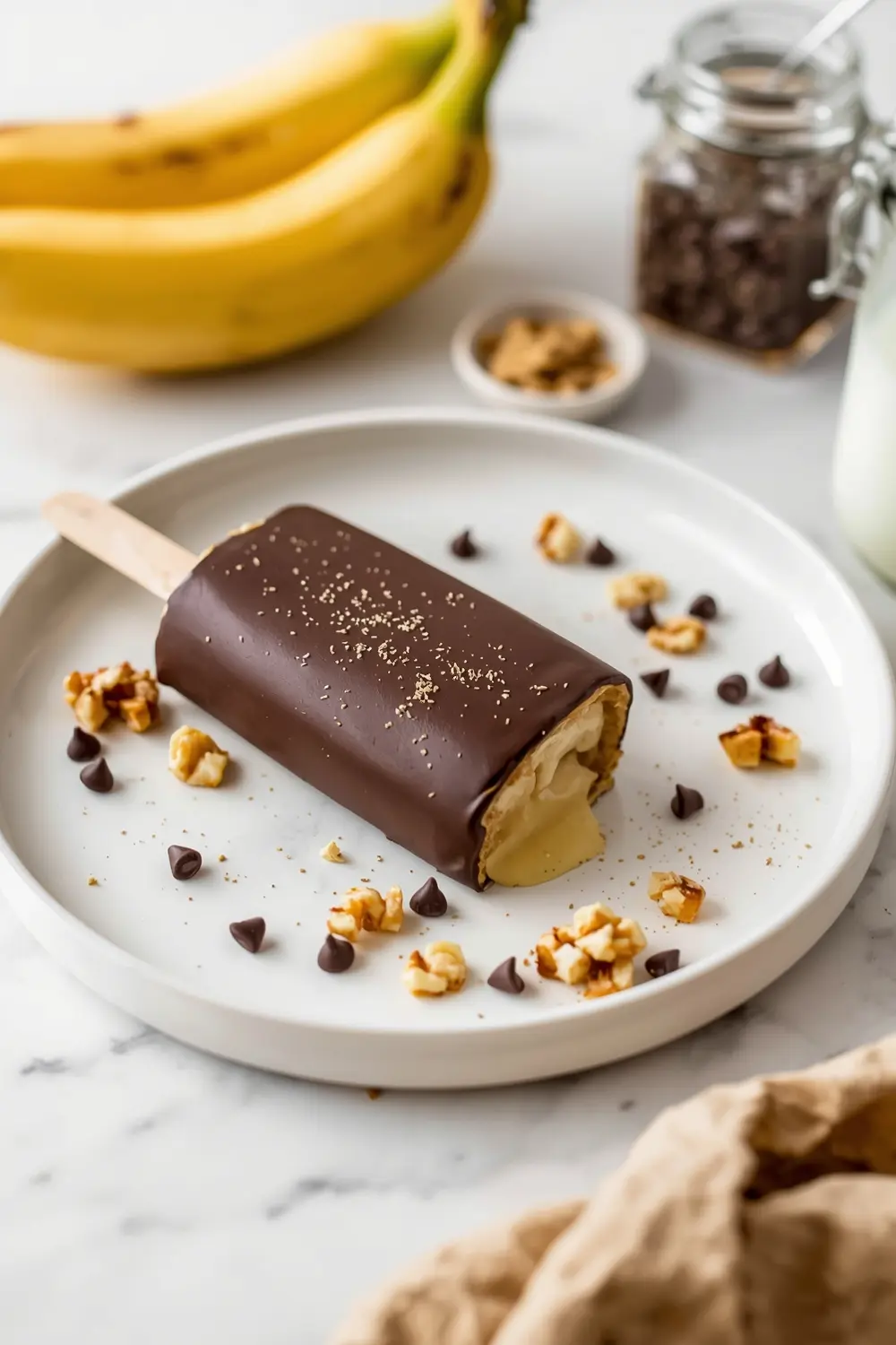 chocolate banana pops recipe summer