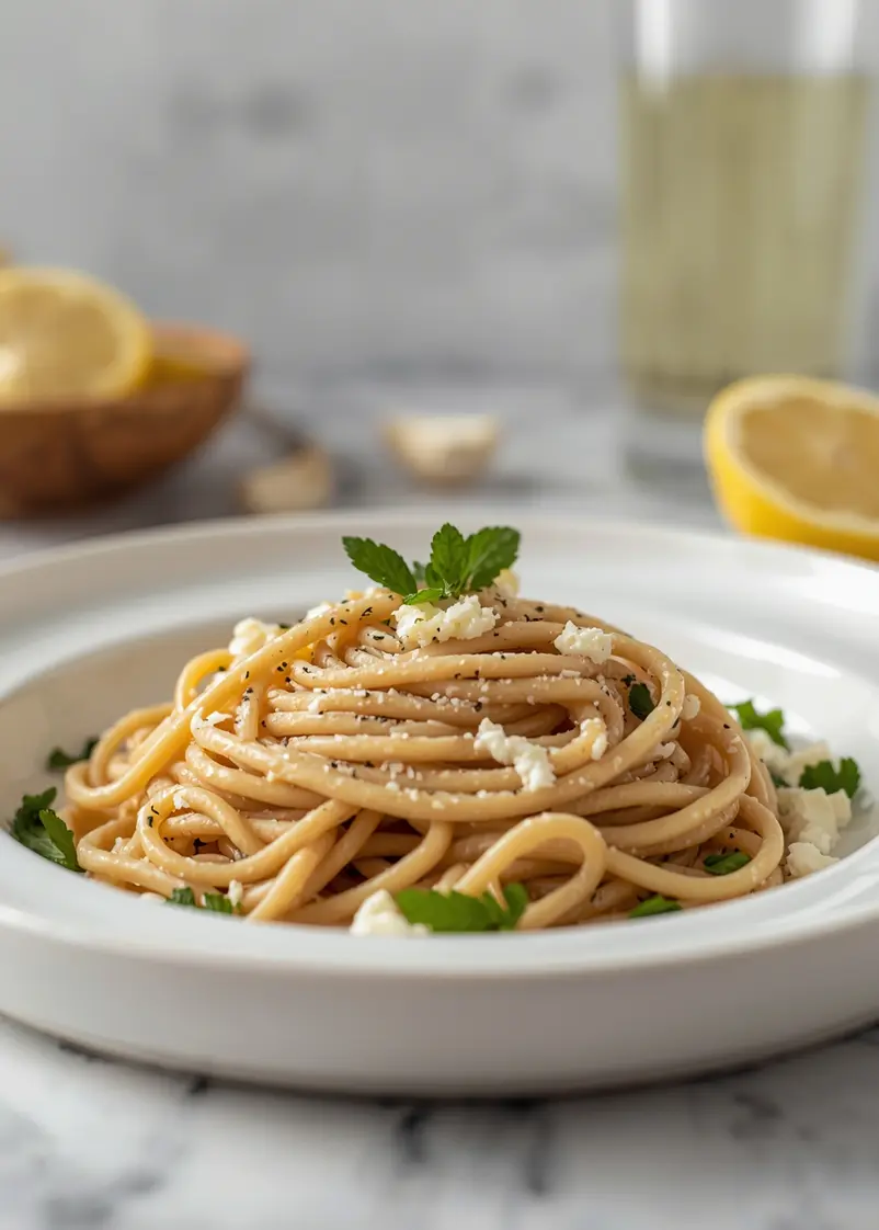 cold lemon pasta recipe summer ready to serve