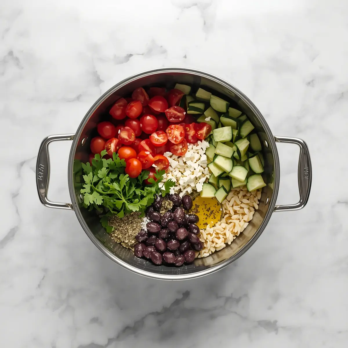 Cooking instructions for cold orzo salad recipe summer