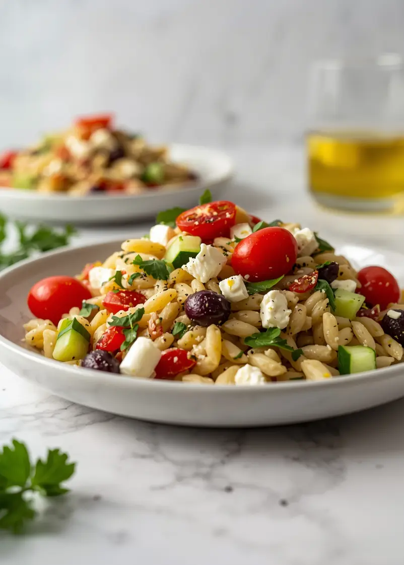 cold orzo salad recipe summer ready to serve