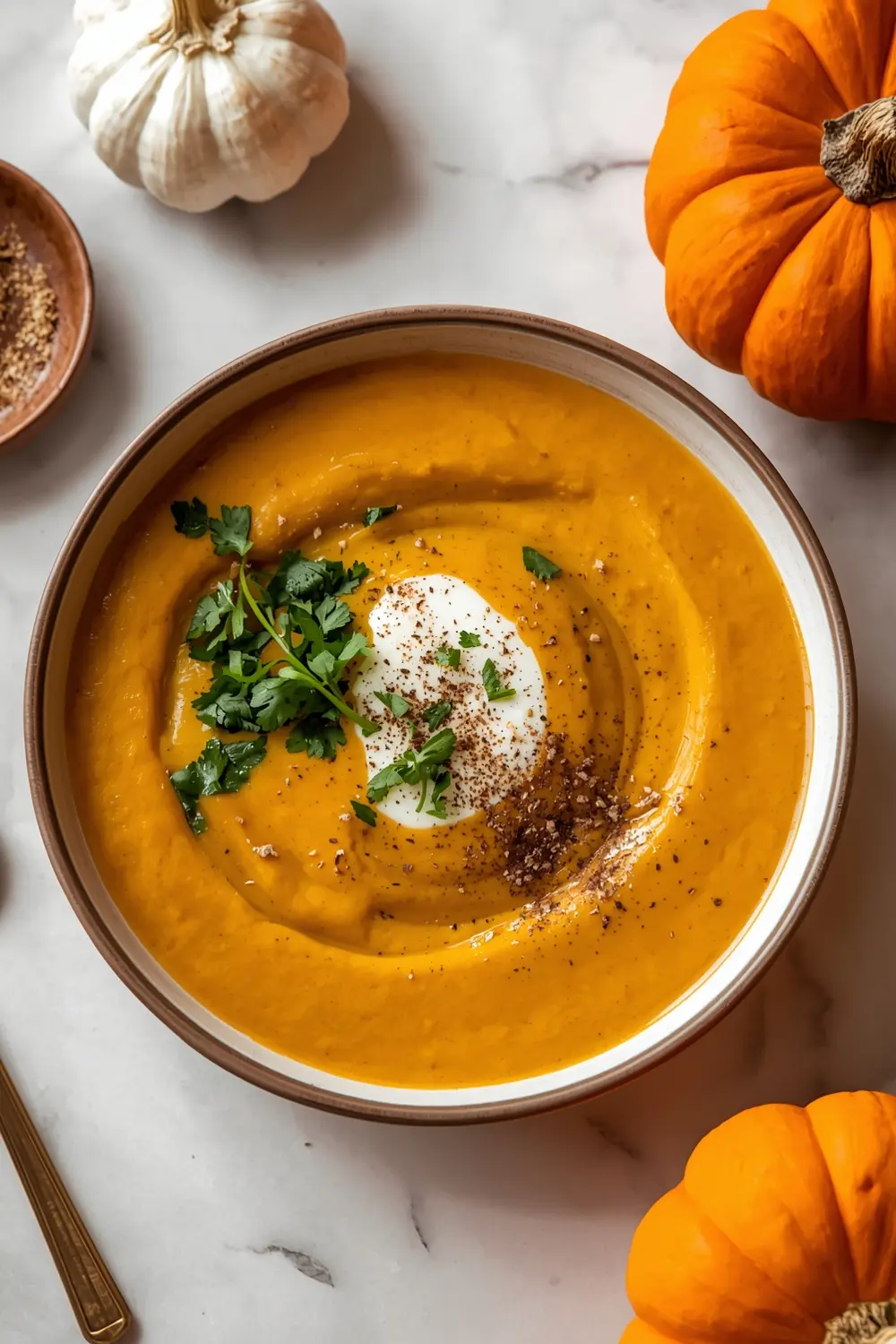 creamy pumpkin soup recipe easy