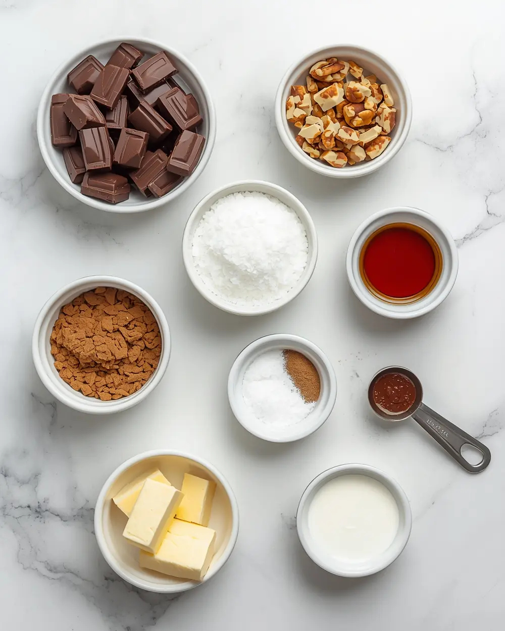 Ingredients for fall maple fudge recipe easy