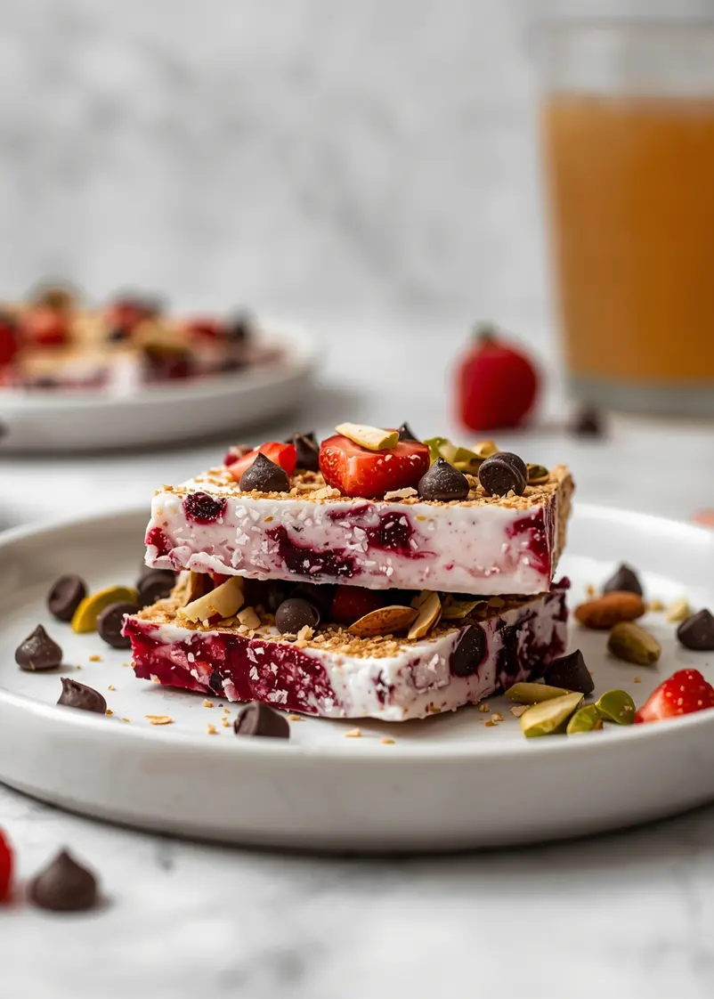 frozen yogurt bark recipe summer ready to serve