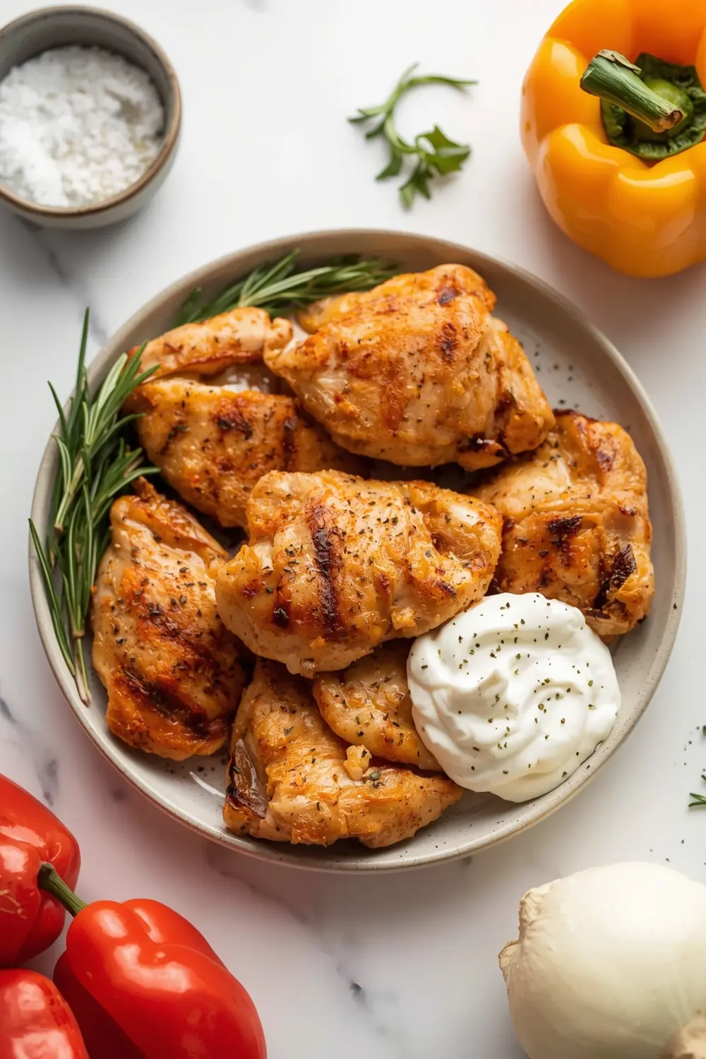 grilled chicken thighs recipe summer