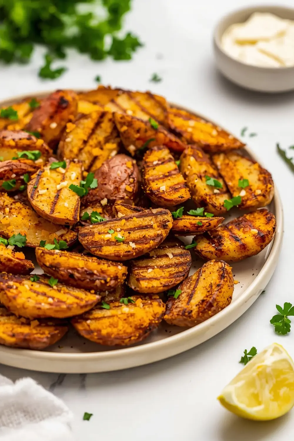 grilled potato wedges recipe summer