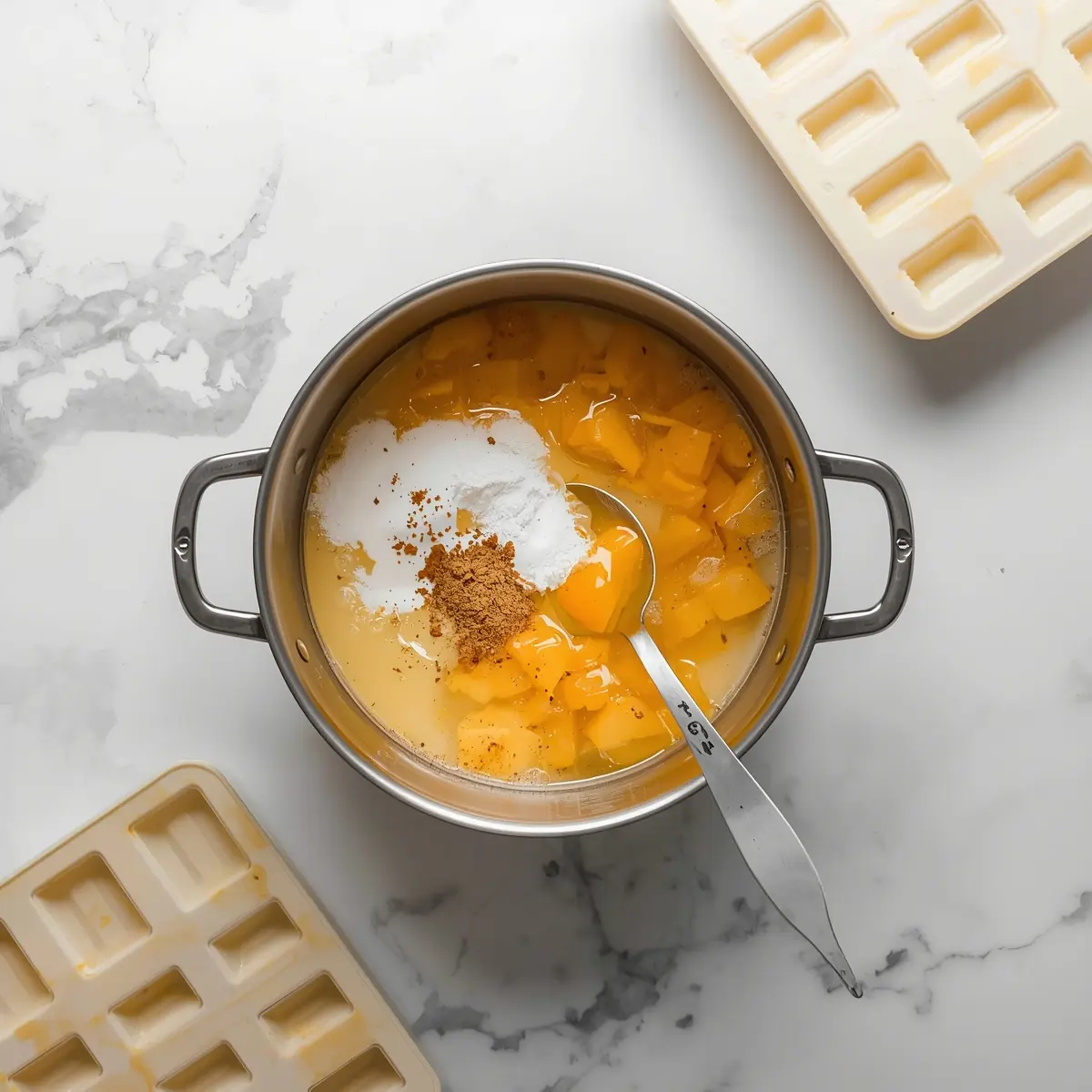 Cooking instructions for homemade mango popsicles recipe