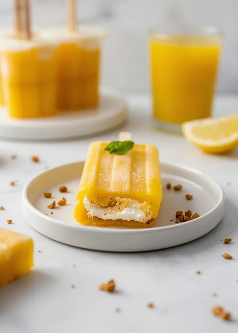 homemade mango popsicles recipe ready to serve