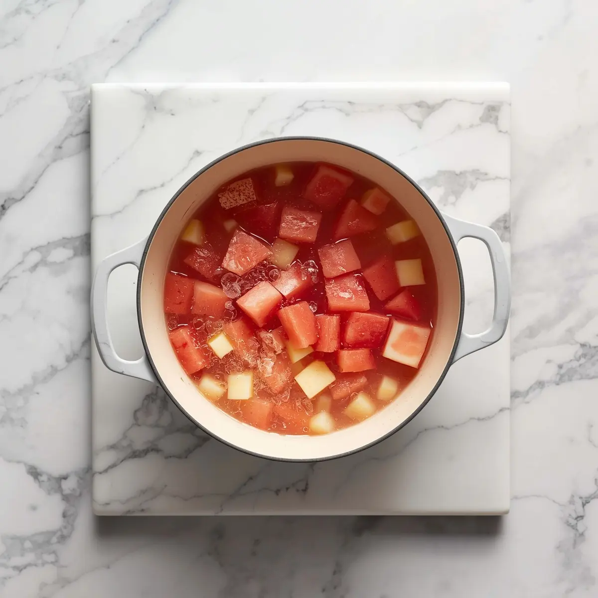 Cooking instructions for homemade watermelon popsicles recipe