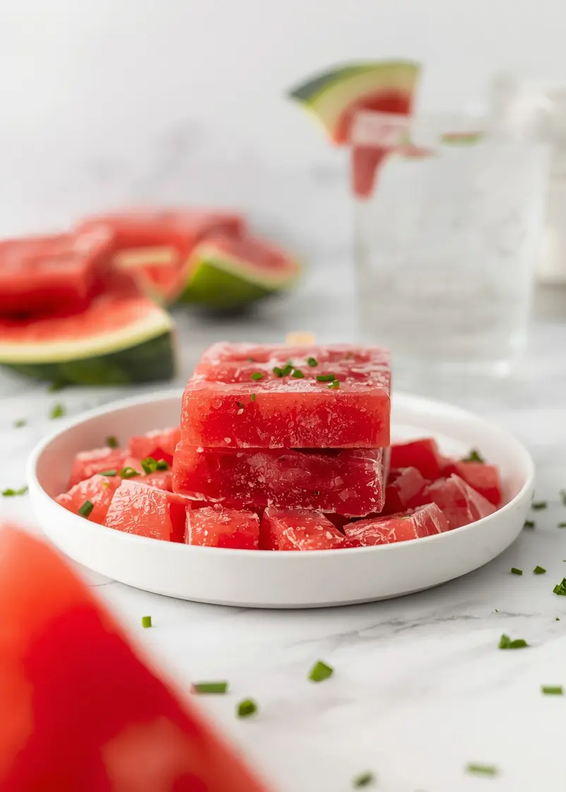 homemade watermelon popsicles recipe ready to serve