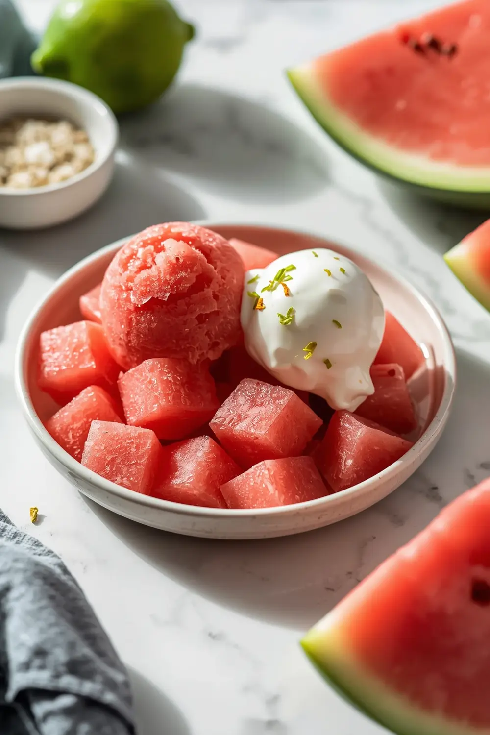 homemade watermelon sorbet recipe