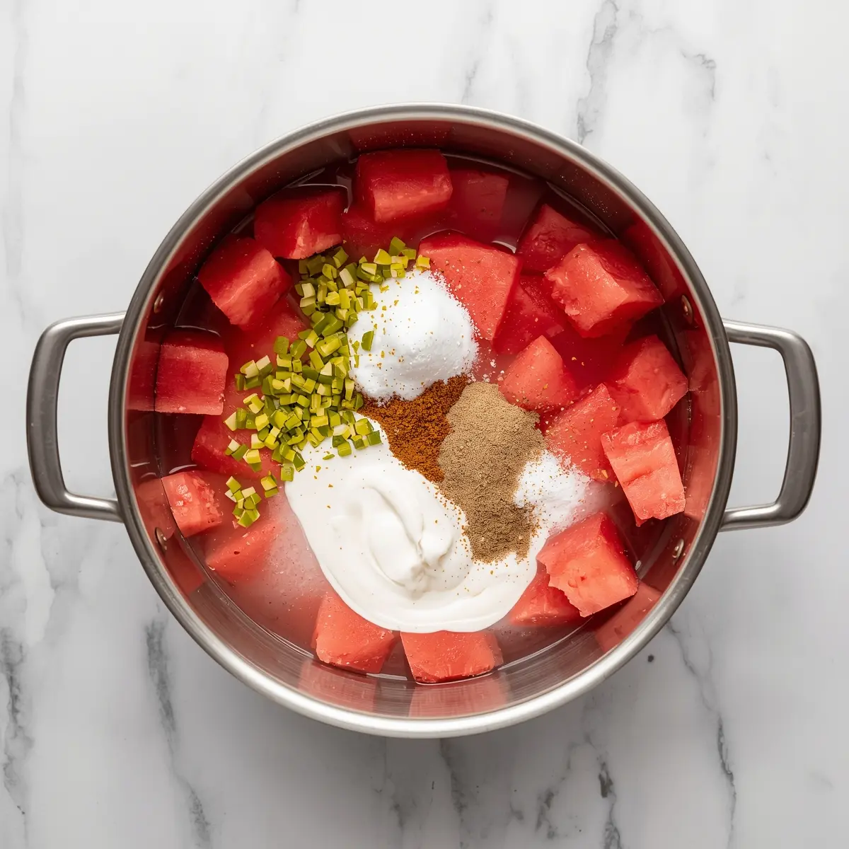 Cooking instructions for homemade watermelon sorbet recipe