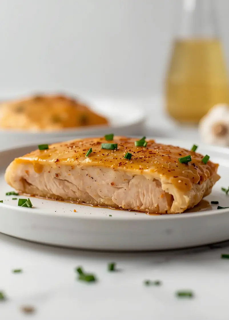 honey mustard baked chicken recipe ready to serve