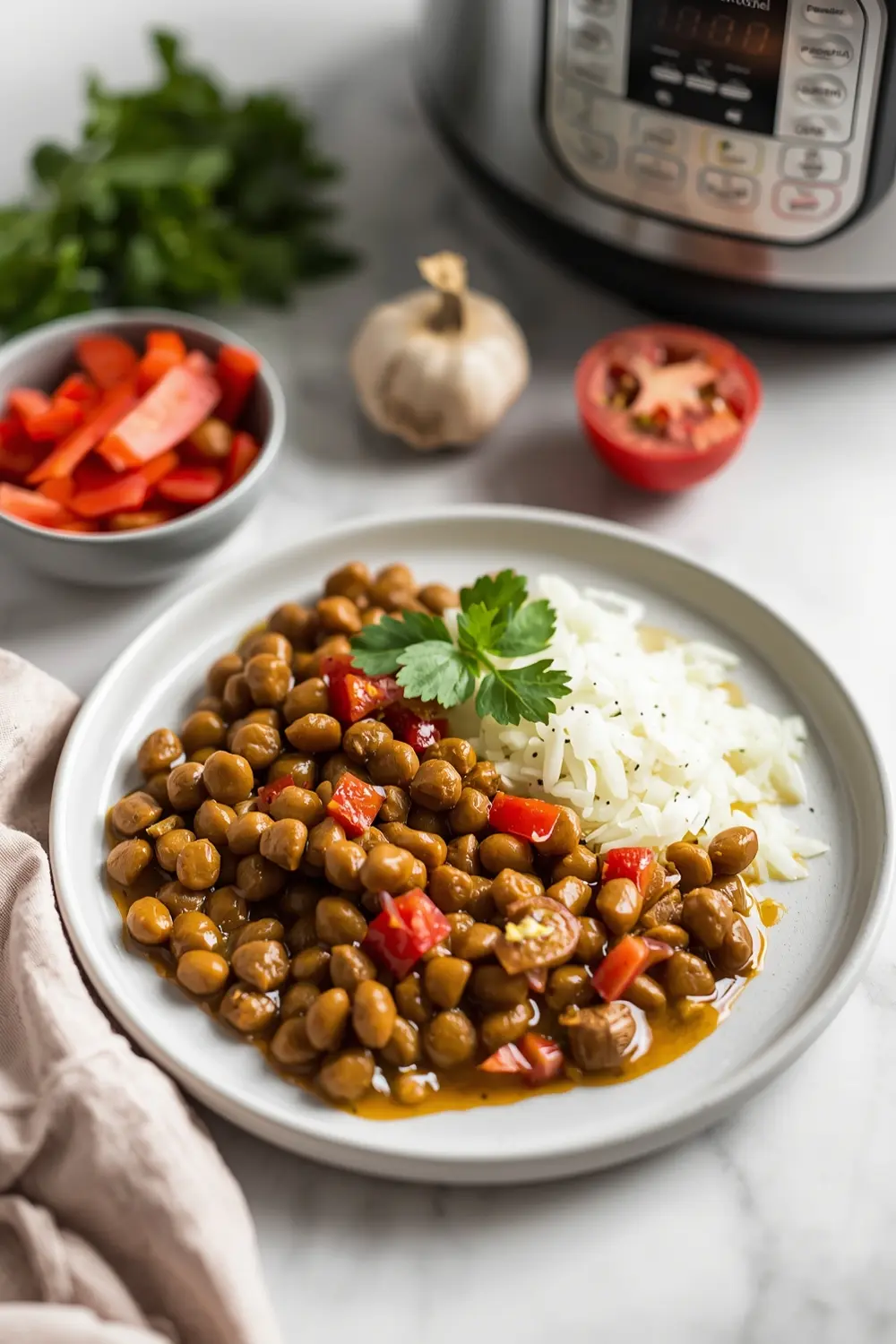 instant pot lentil curry recipe easy
