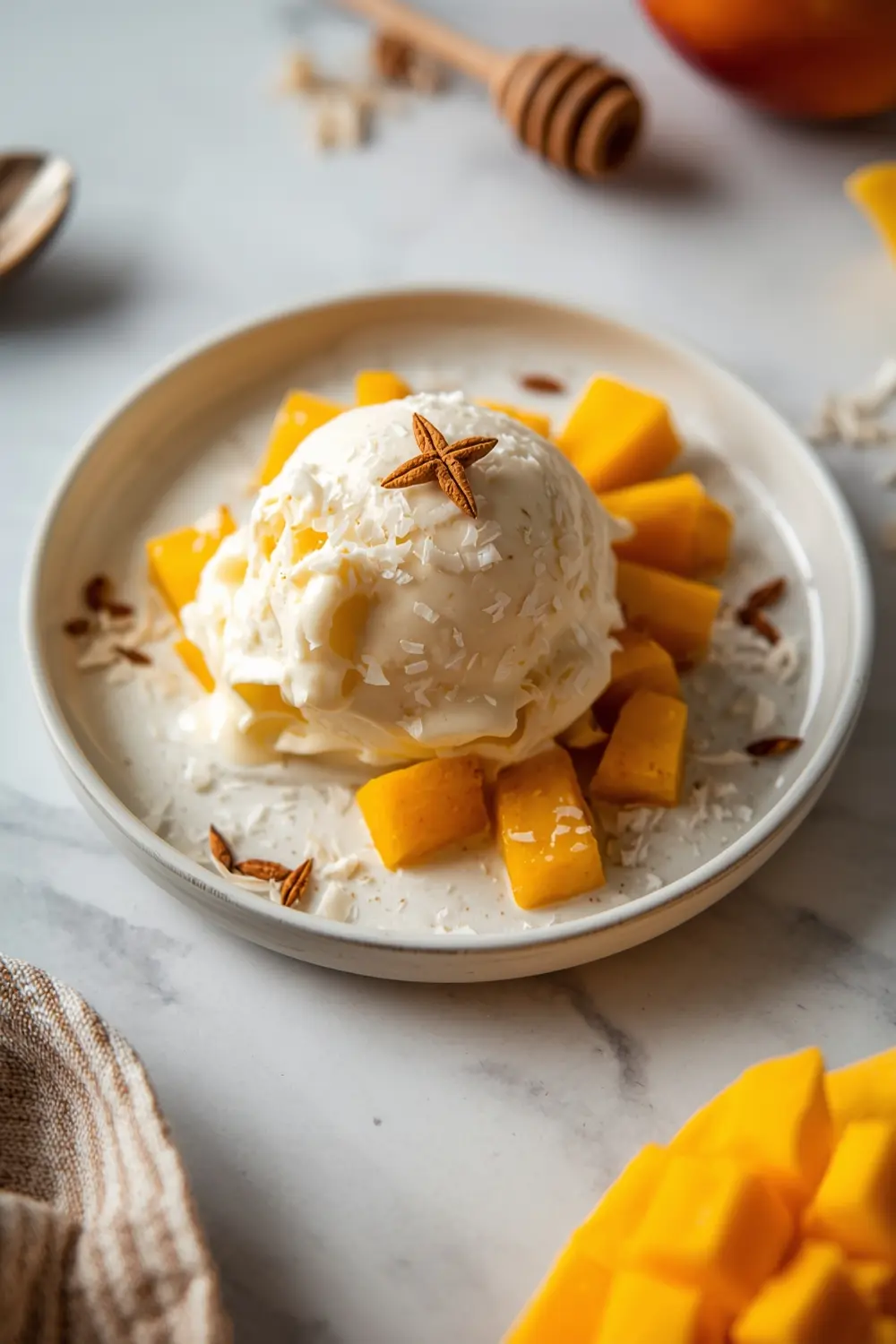 mango coconut ice cream recipe easy