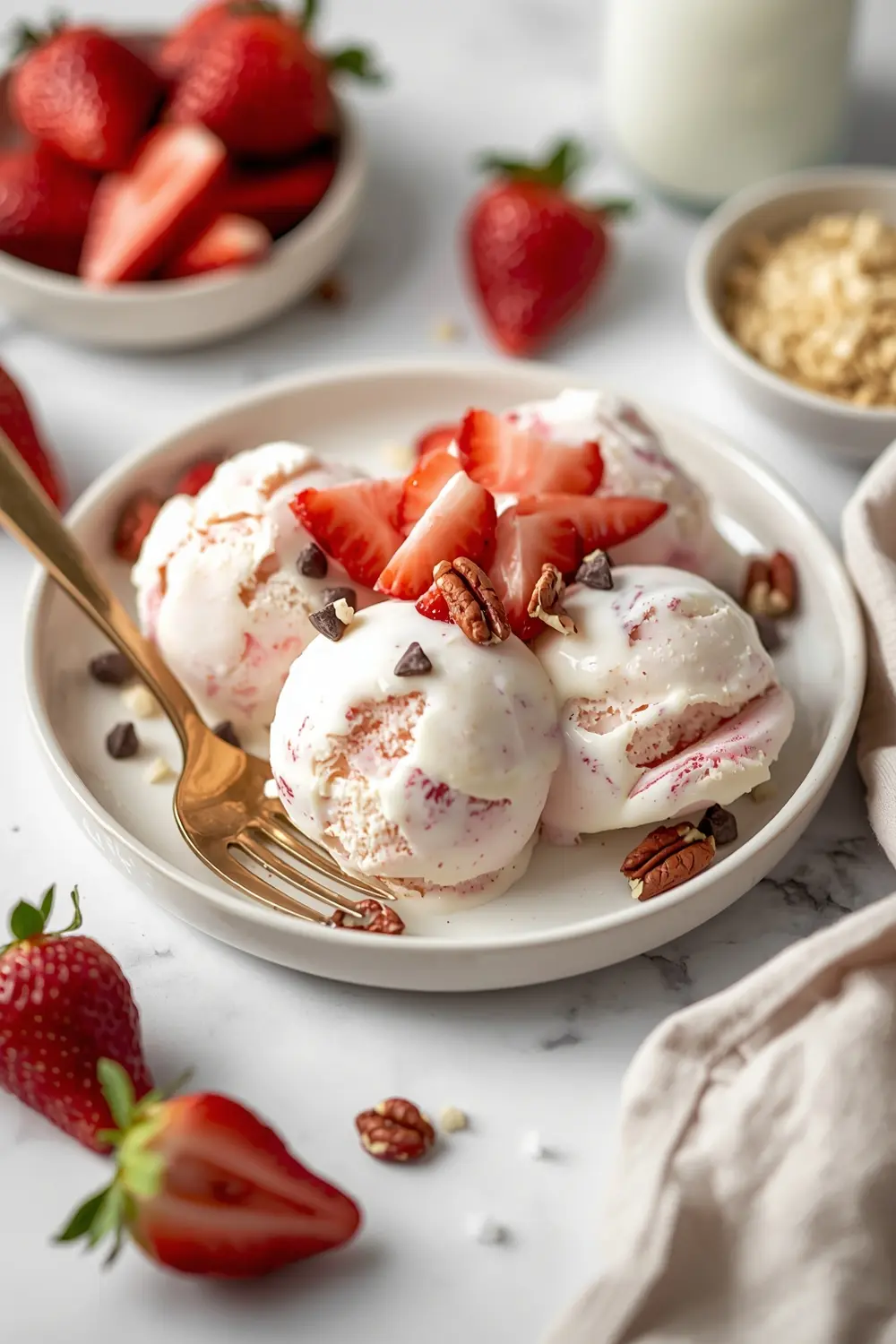 no churn strawberry ice cream recipe