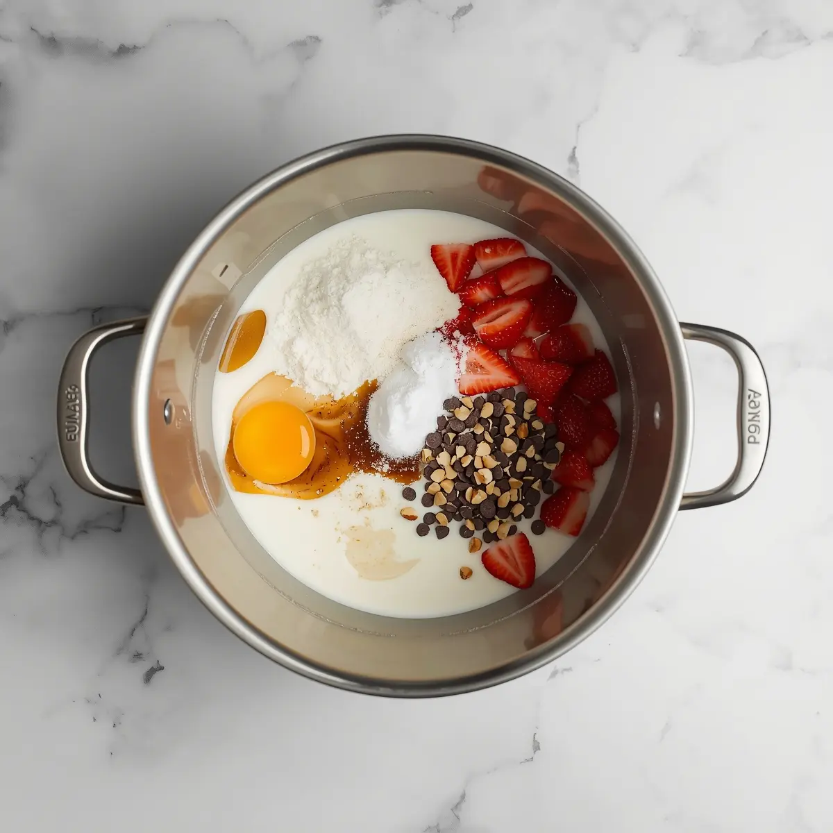 Cooking instructions for no churn strawberry ice cream recipe