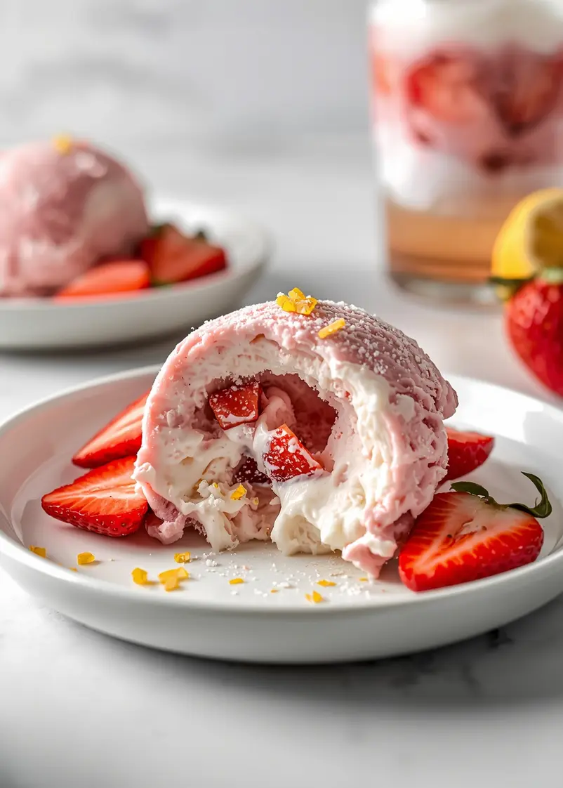 no churn strawberry ice cream recipe ready to serve
