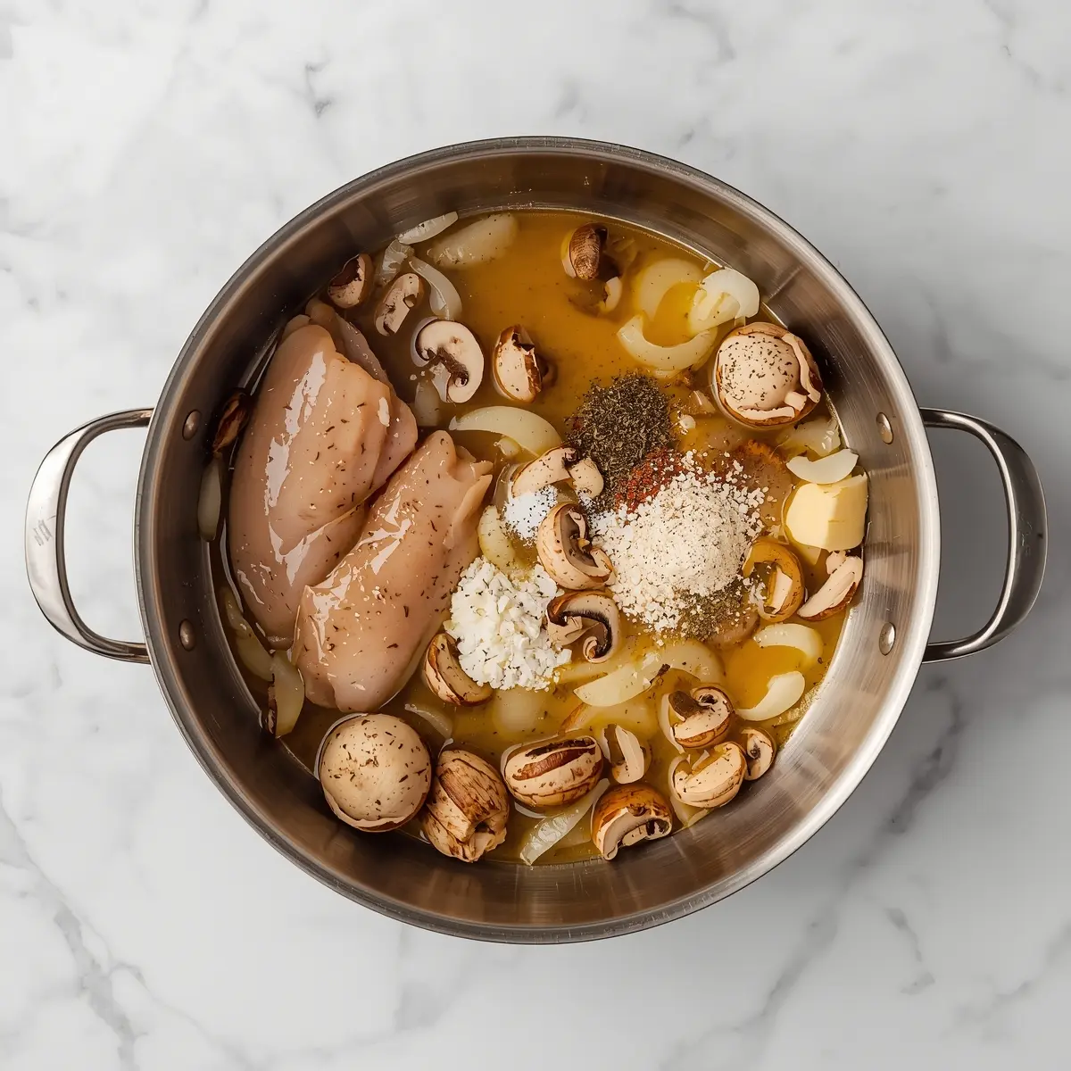 Cooking instructions for one pan chicken mushroom recipe easy