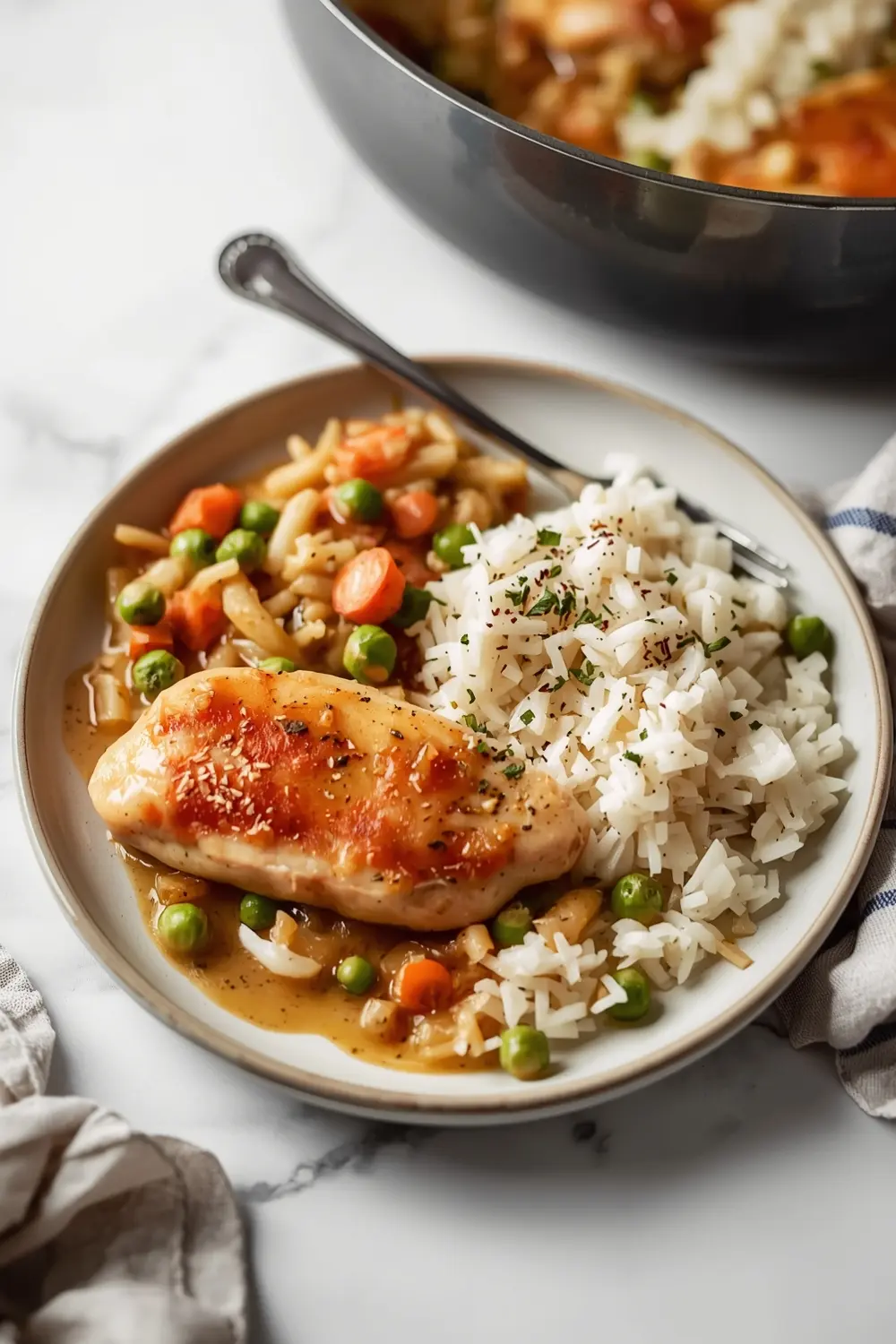 one pan chicken rice recipe easy