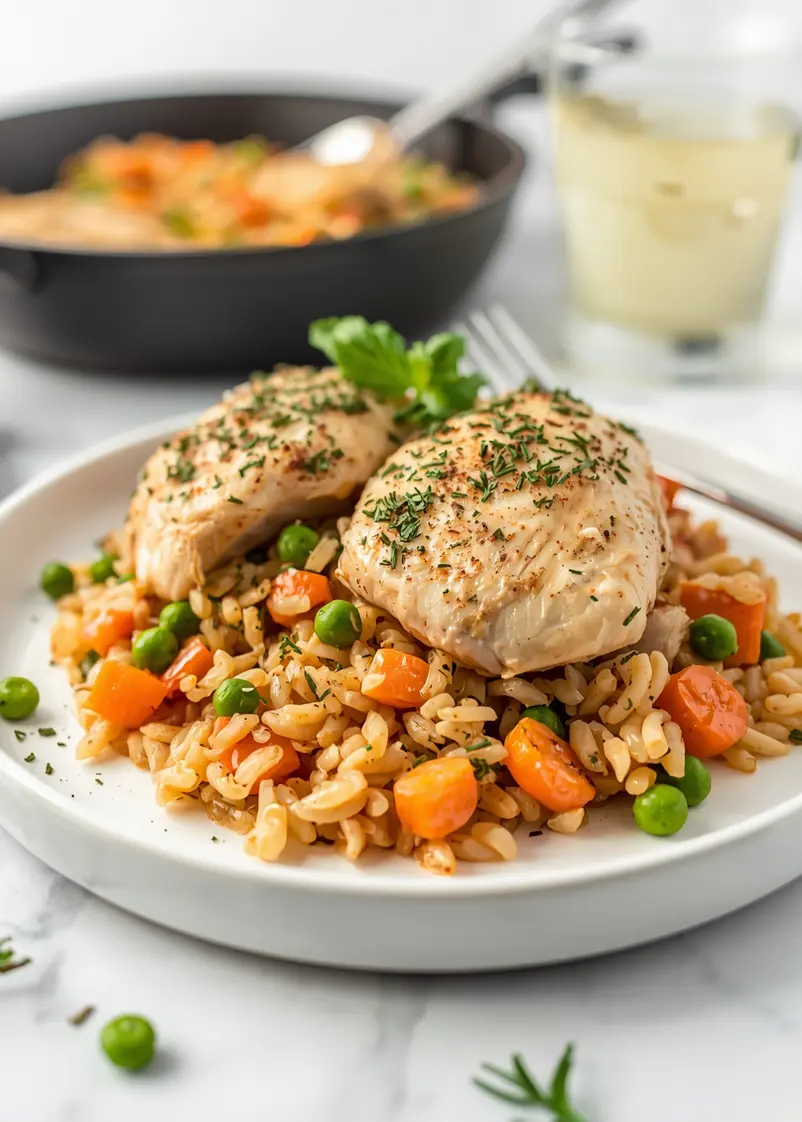 one pan chicken rice recipe easy ready to serve