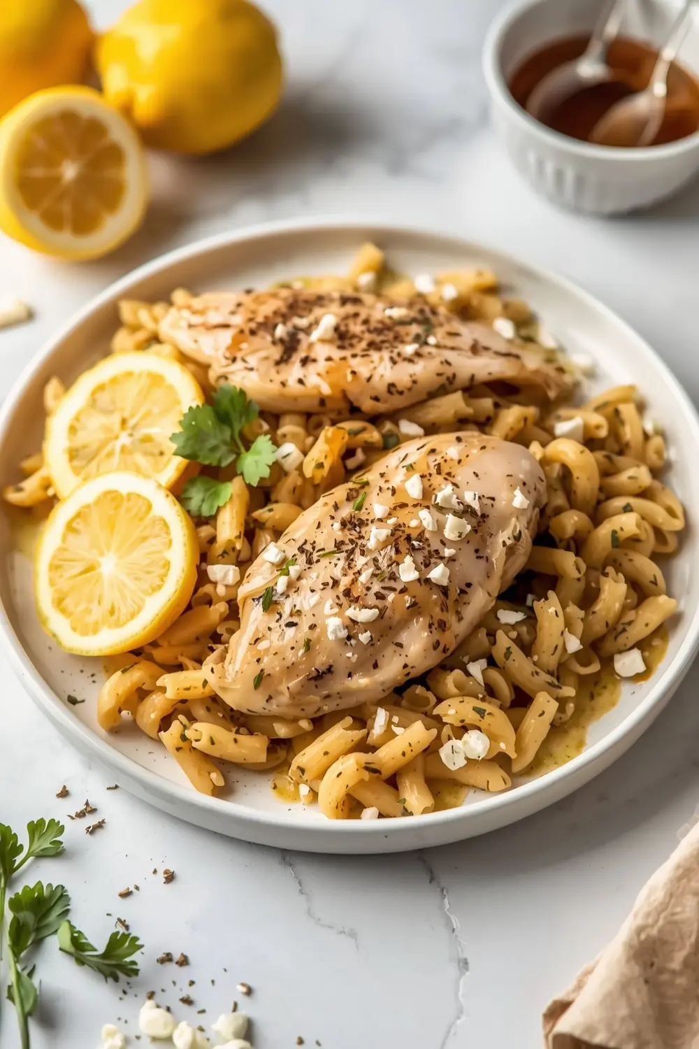 one pan lemon chicken orzo recipe