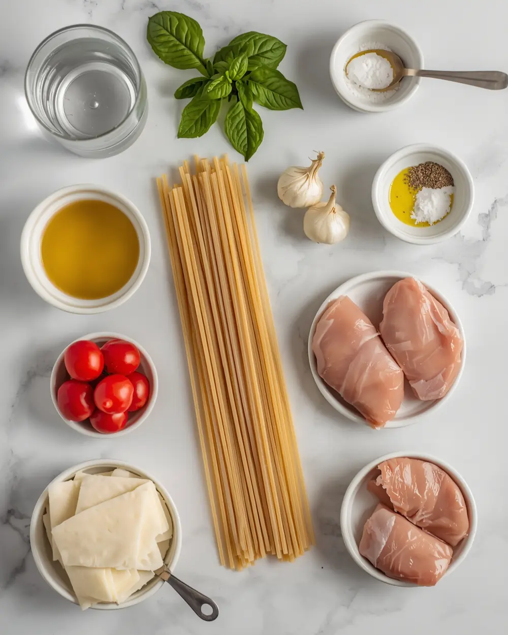 Ingredients for one pot pasta recipe easy summer