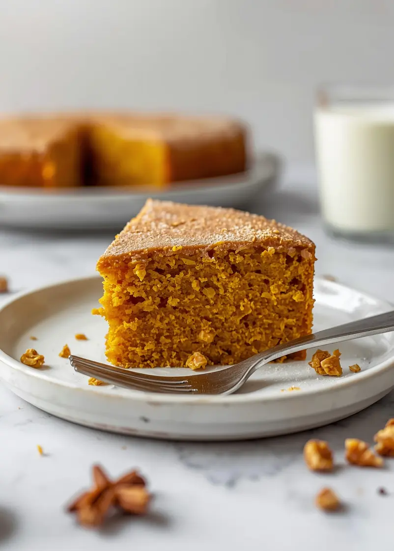 pumpkin cake recipe easy fall ready to serve