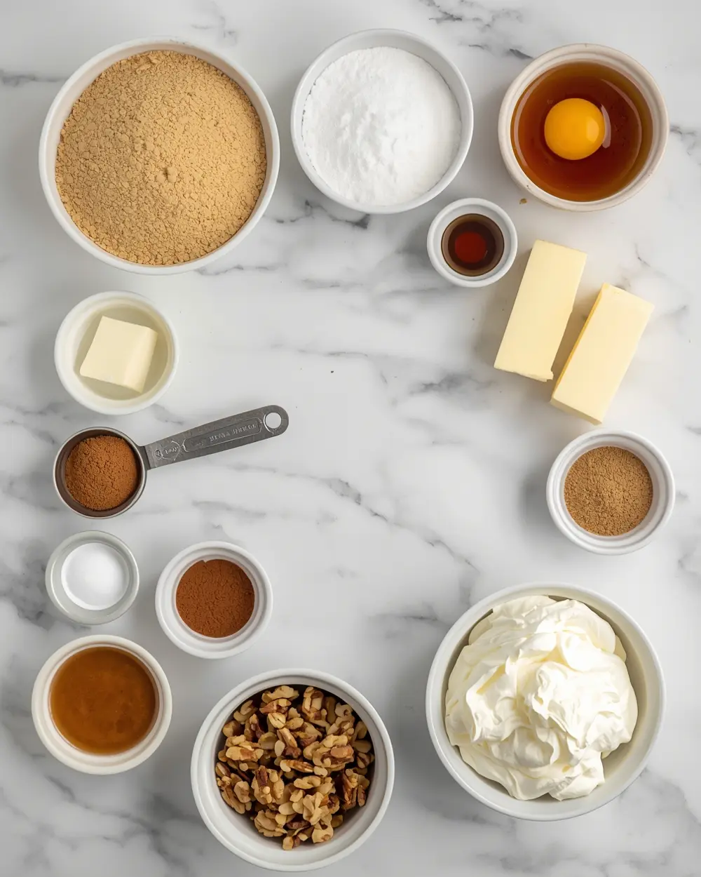 Ingredients for pumpkin cheesecake bars recipe easy
