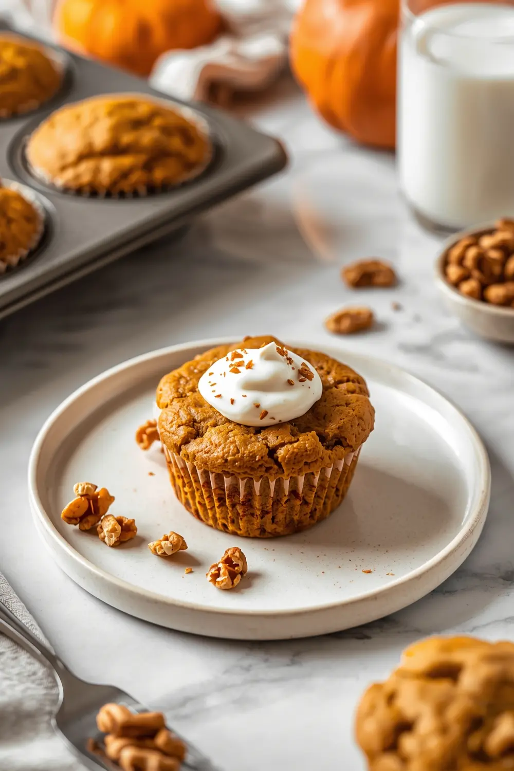 pumpkin cream cheese muffins recipe