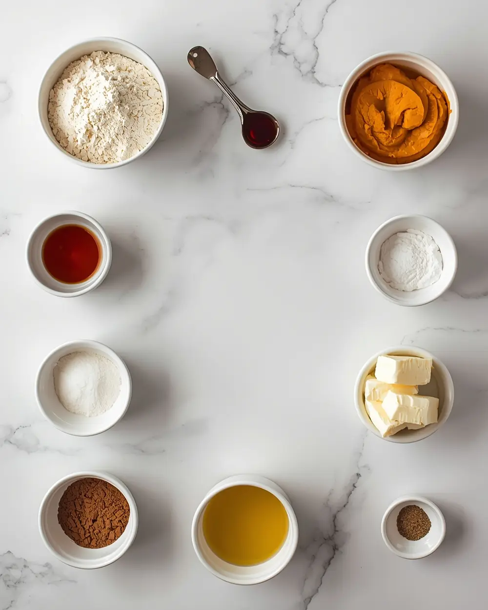 Ingredients for pumpkin roll recipe easy fall
