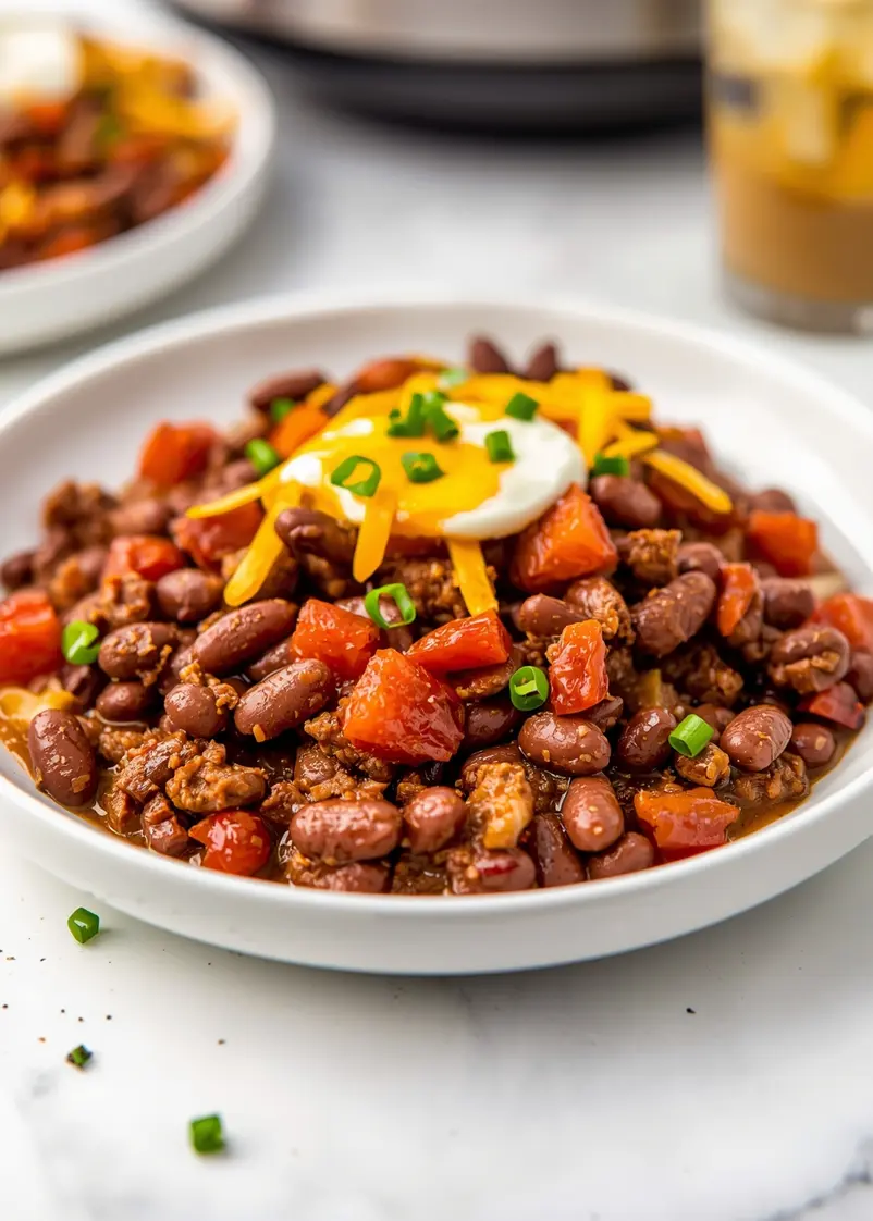slow cooker beef chili recipe easy ready to serve