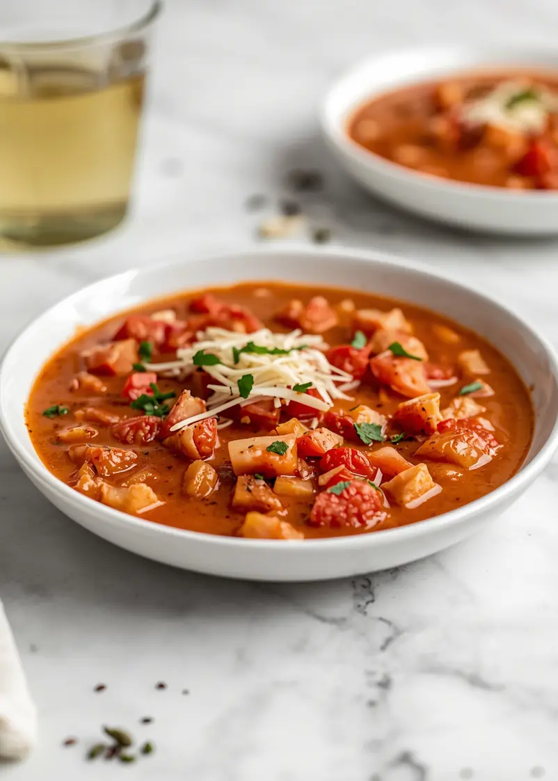 slow cooker tomato soup recipe easy ready to serve