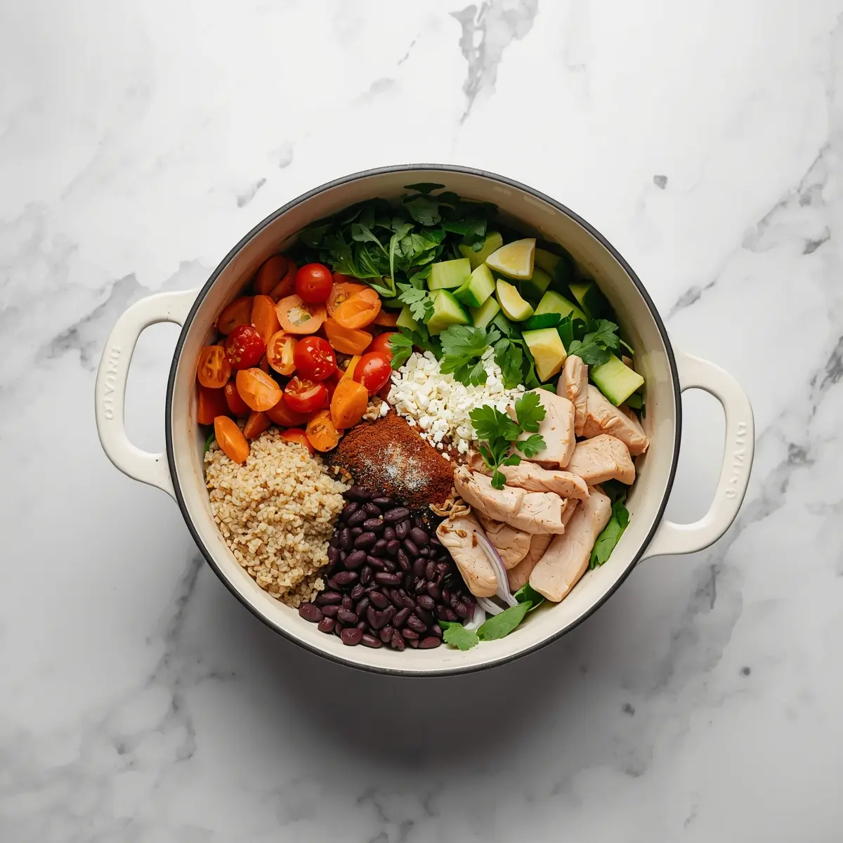 Cooking instructions for summer Buddha bowl recipe easy
