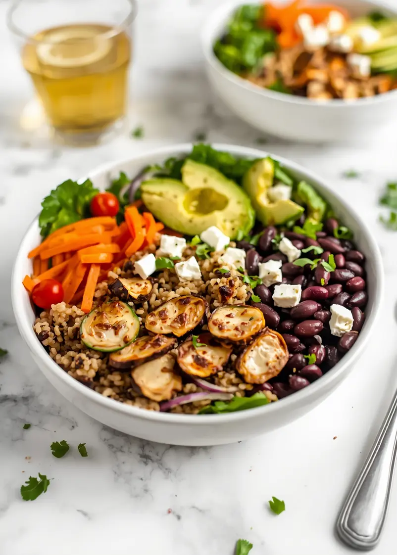 summer Buddha bowl recipe easy ready to serve