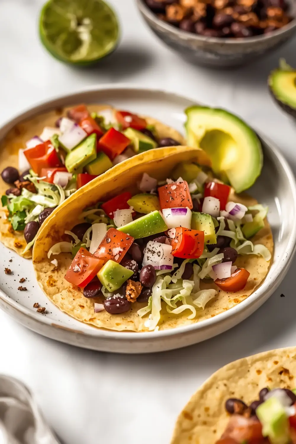 summer black bean tacos recipe easy