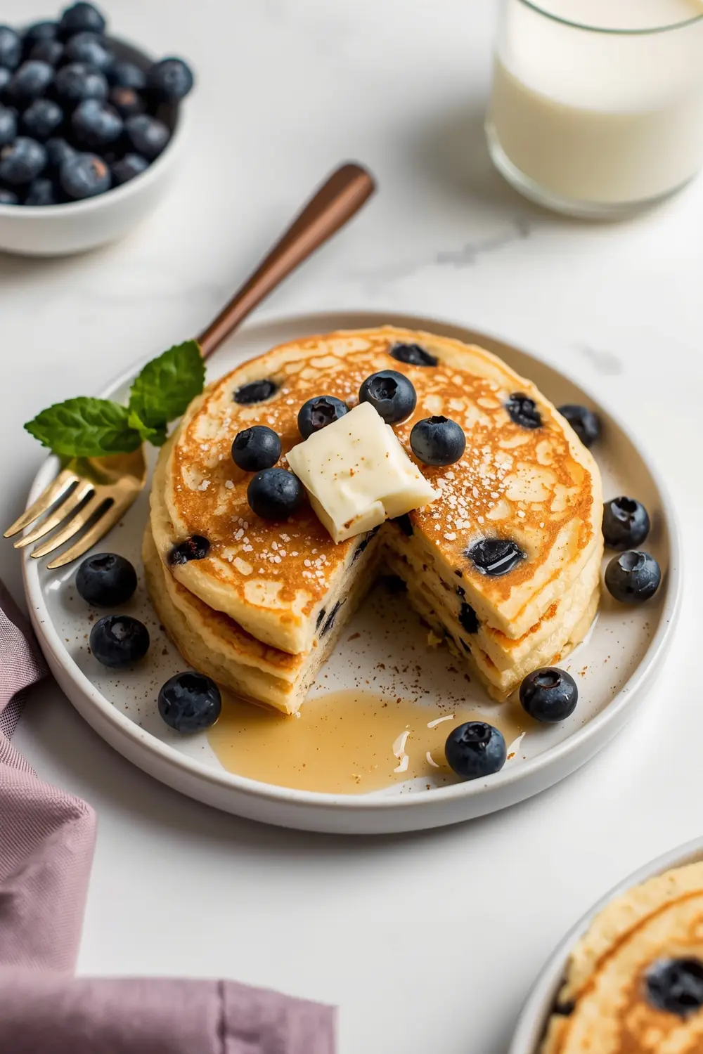 summer blueberry pancakes recipe easy