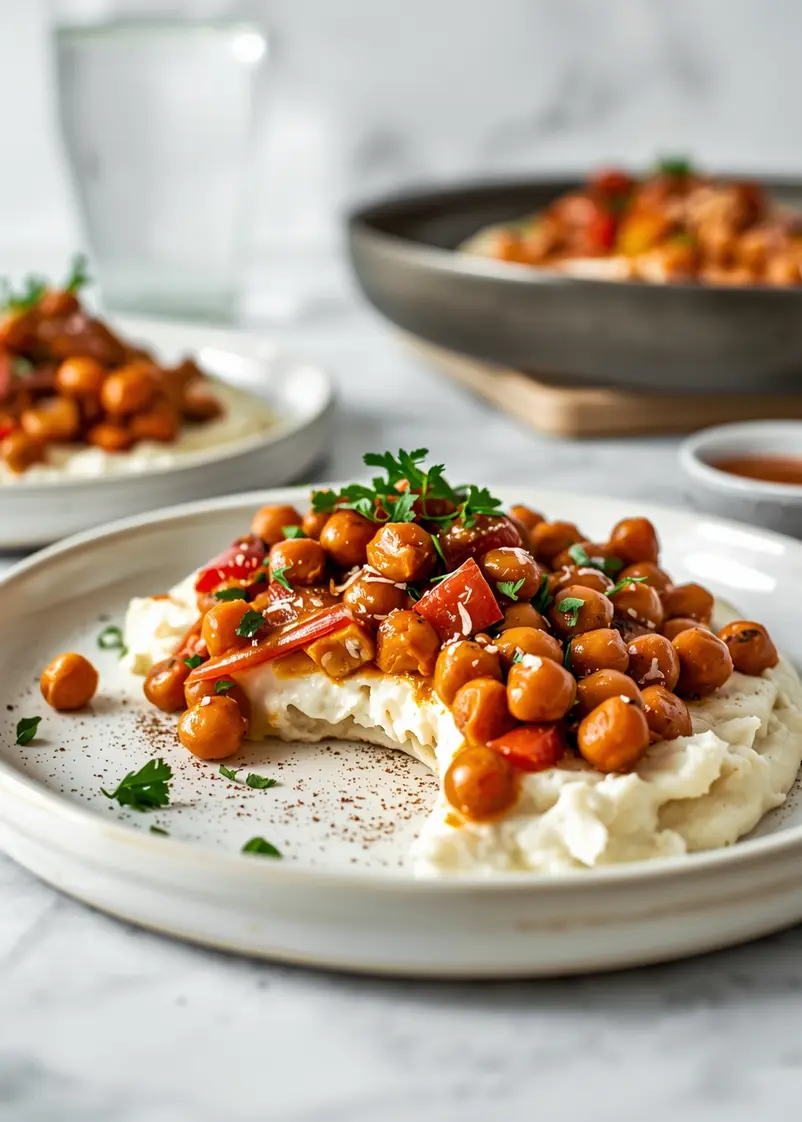 summer chickpea tikka masala recipe ready to serve