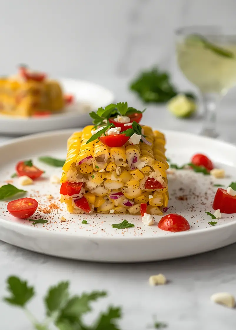 summer corn salad recipe ready to serve