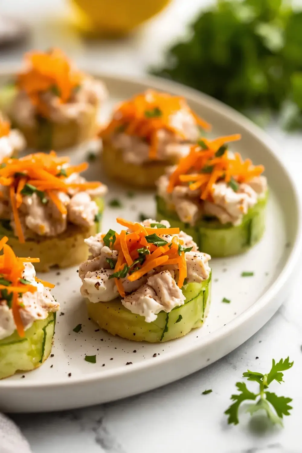 summer cucumber bites recipe easy