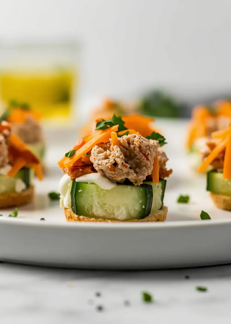 summer cucumber bites recipe easy ready to serve