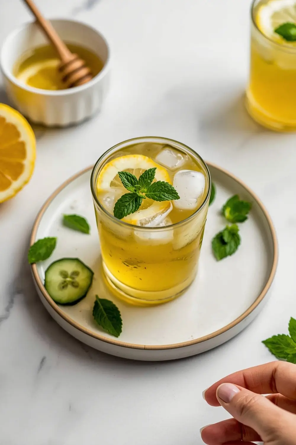 summer iced green tea recipe