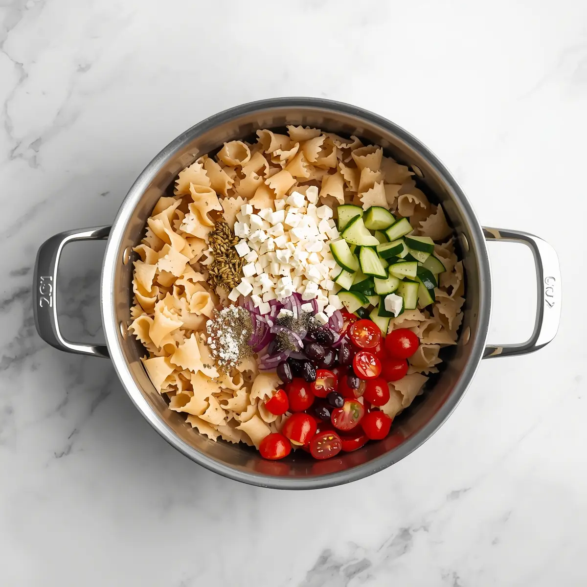 Cooking instructions for summer pasta salad recipe