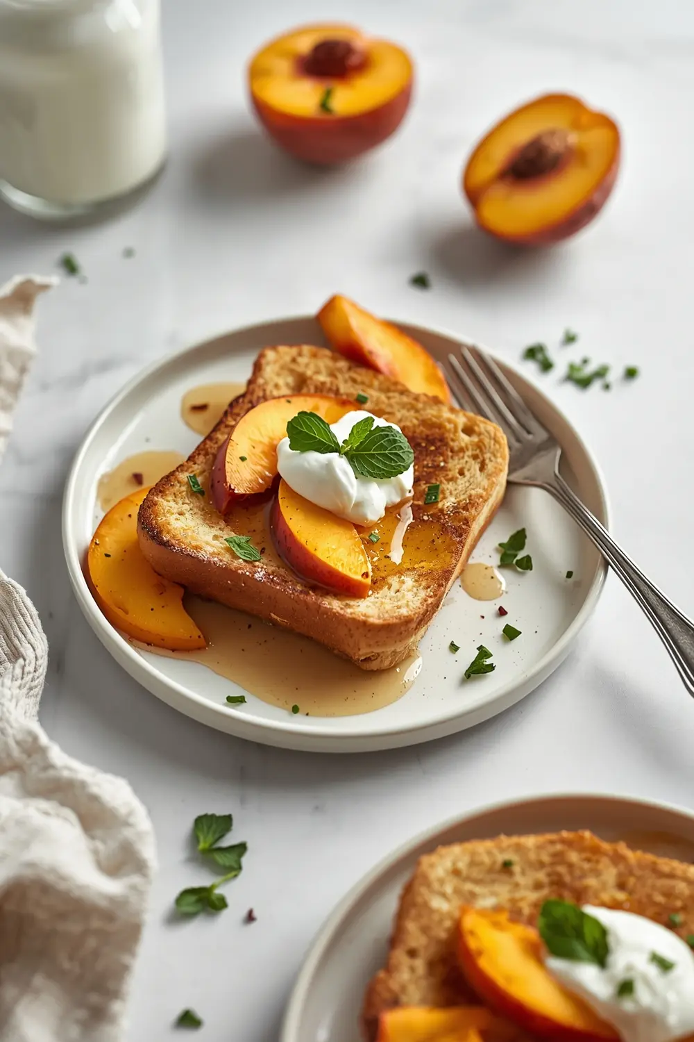 summer peach french toast recipe