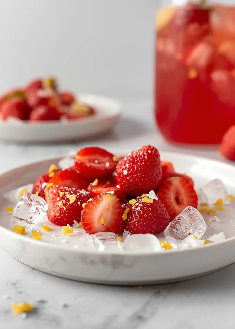 summer strawberry lemonade recipe ready to serve