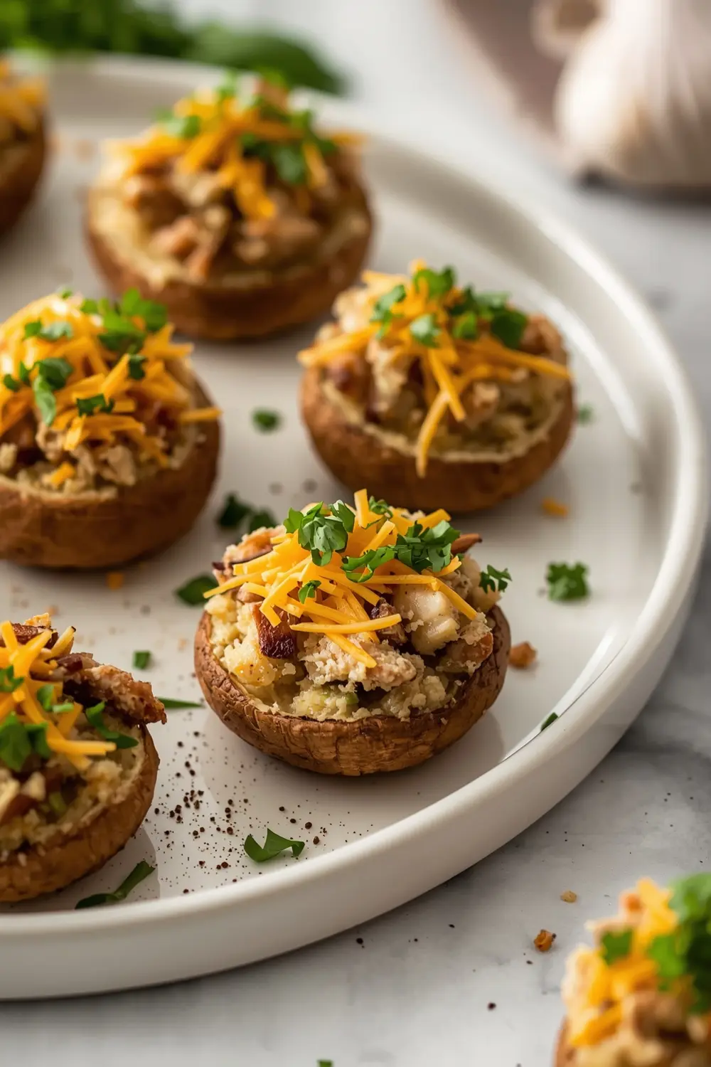summer stuffed mushrooms recipe easy