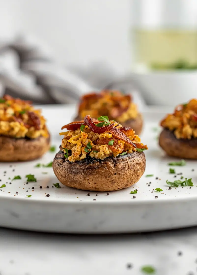 summer stuffed mushrooms recipe easy ready to serve